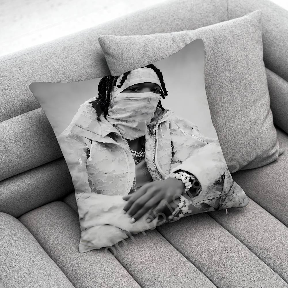 L-Lil Baby WHAM Drip Harder Throw Pillow Case For 30x30cm 40x40cm 45x45cm 50x50cm 55x55cm Square Sofa Pillowcase Shell