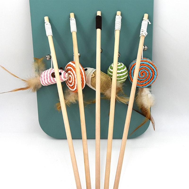 Cat Stick Toy For Indoor Cat Scratcher Toy Interactive Toy For Boredom Kitten Teaser Wand Teaser Self-playing Tumbler