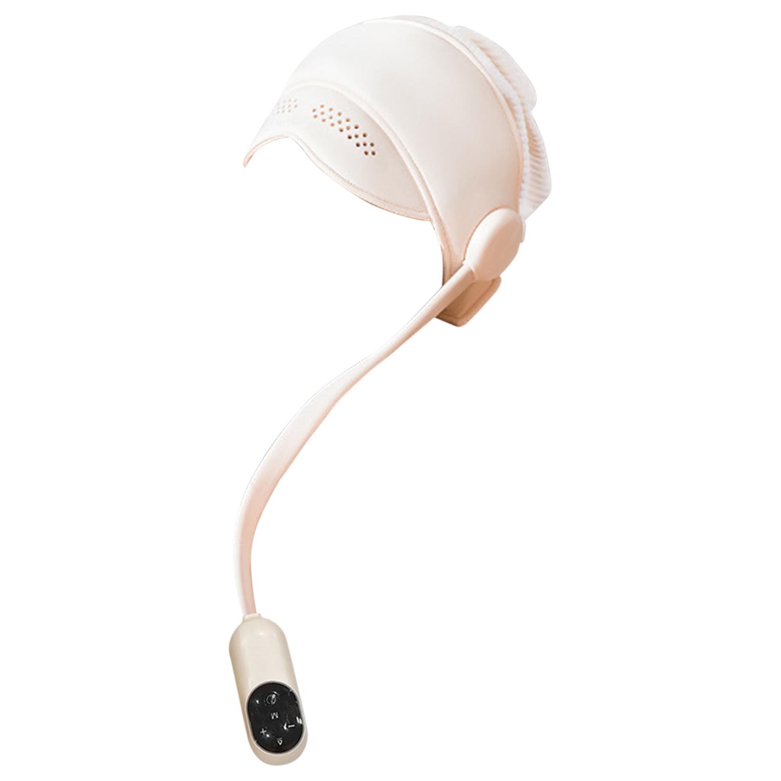 Head Massager With Rechargeable For Relaxation, Home Use, Heated Head And Eye Massage.