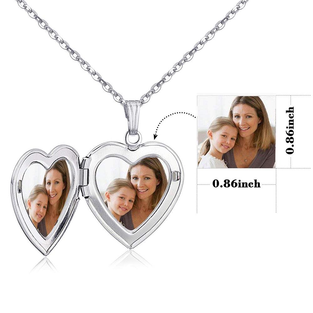 Naszyjnik z wisiorkiem w kształcie serca - Damska modna luksusowa łańcuszkowa zawieszka dla par