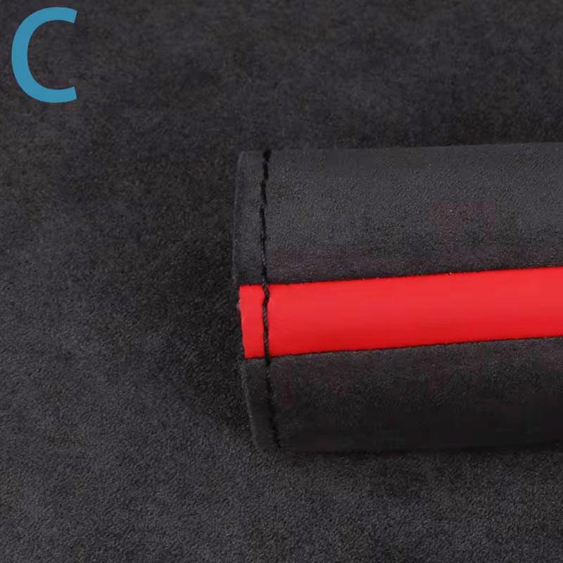 ize Carbon Fiber Leather Car Steering Wheel Cover For Mazda CX-3 CX3 CX-5 CX5 2017 2018 Mazda 6 CX-9 Suede Car Accessories