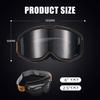 Motorcycle Goggles Photochromic 3 IN 1 Retro Cycling Sunglasses Anti-Fog Windproof Polarized Motocross Riding Glasses