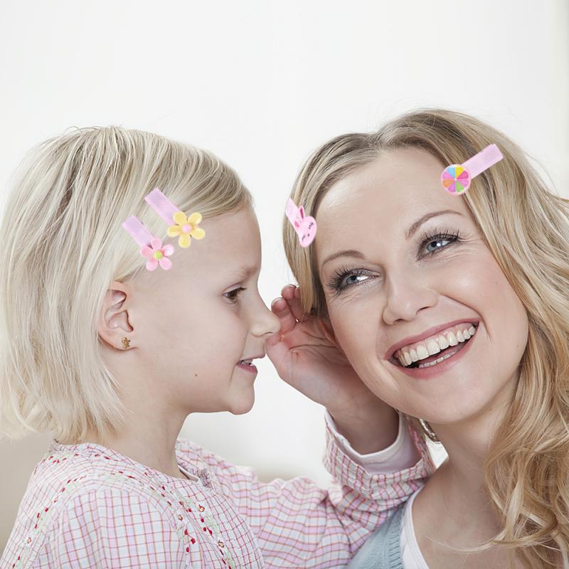 60pcs Baby Girls Hair Clips Cute Cartoon Hairpin Hair Barrettes Accessories Styling Tools