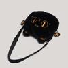 Personalized Plush Kitten Bag Women's New Fashion Fluffy Shoulder Bag Spoof Black Cat Messenger Bag Women