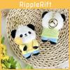 Plush Panda Sunflower Toys Bag Hanging Accessories Keychain Pendant Souvenir