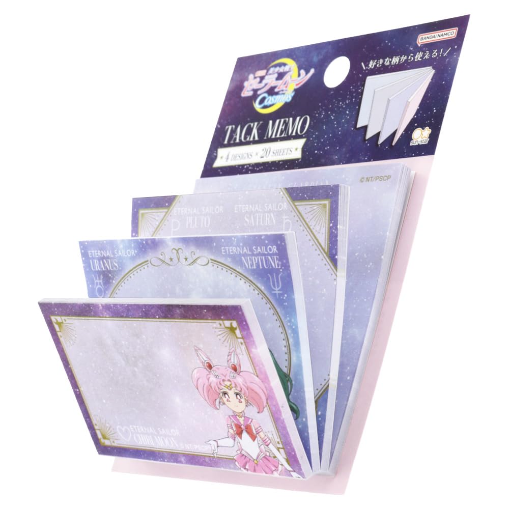 Sunstar Stationery Sailor Moon Sticky Movie Sailor Moon B S2840294 Notes, Edition, Cosmos, Pattern,