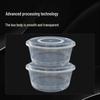 Large High-Lid Round Disposable Takeaway Food Containers