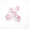 Red Umbrella Poisonous Mushroom Glass Beads for DIY Jewelry: Handmade Lampwork Beading Materials for Bracelets and Necklaces.
