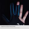Unisex Three-Finger Billiard Gloves, Fingerless, Ambidextrous, Single-Pack