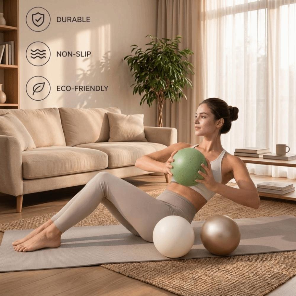 22 cm Pilates Ball Soft Fitness Pilates Ball Gymnastics Yoga Ball Gym