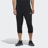 Adidas Essential 3-Stripe Tapered 3/4 Pants Men Bottoms Black EH3798