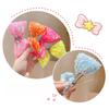 Children's color sequined three-dimensional bow hairpin girl cute princess top clip hair accessories