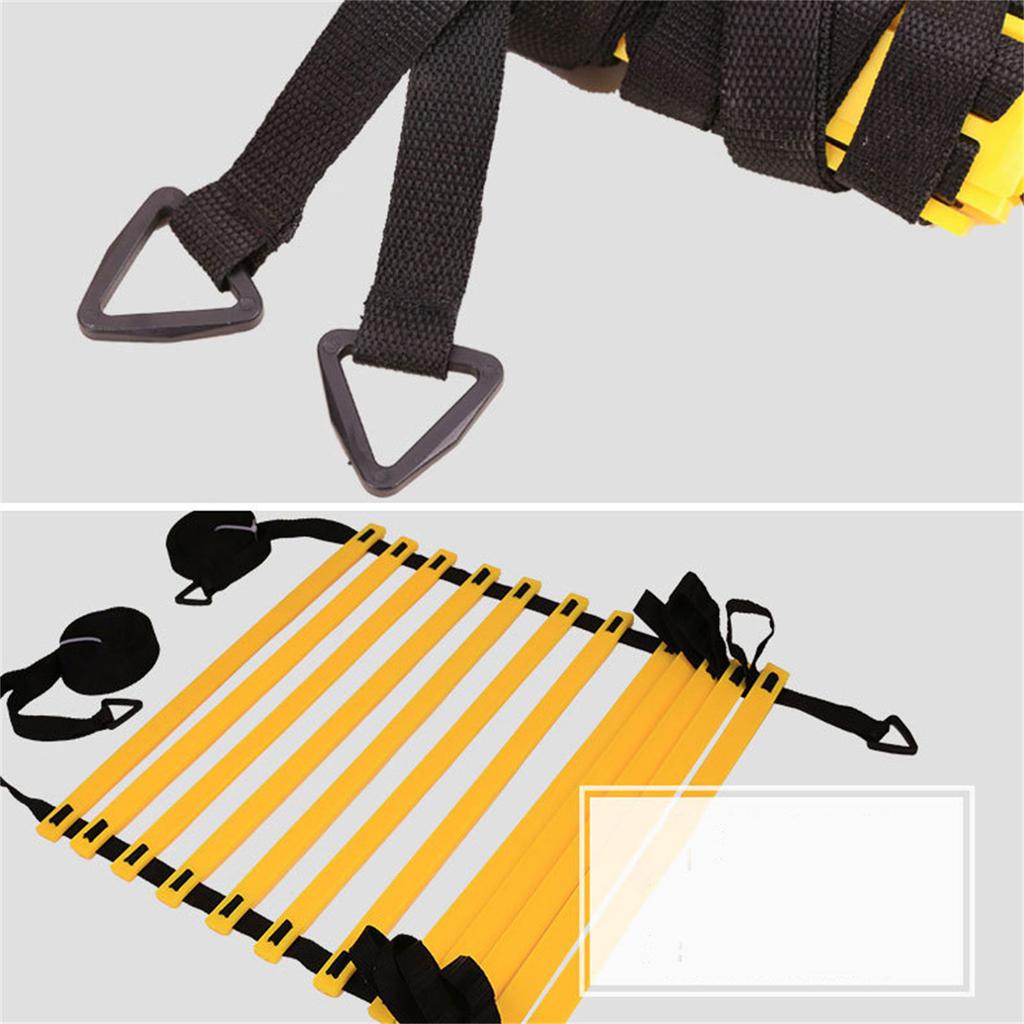 Agility Speed Ladder Soccer Ball Football Flexibility Training Ladder and Carry Bag for Kids Adults Sports Equipment Set