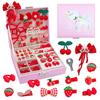 DONGYE Hair Accessory Gift Premium Set with Hair Clips and Perfect for and Kids' Set, 90-Piece Ties, Girls' Birthdays, Holidays, More.