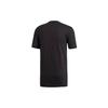 Adidas Essentials Linear Brushed T-Shirt Men Tops Black DV3046