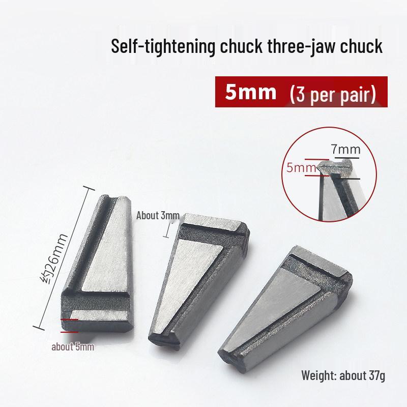 Precision Automatic Self-Tightening Drill Chuck 1-13mm, Three-Jaw Wrenchless Clamping Head
