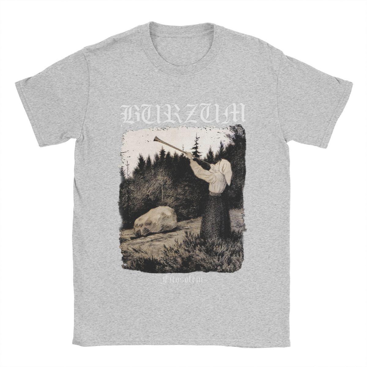 

Burzum Trumpet Printed T-shirt Men Women Cotton Casual Fashion T-shirt Sailor Collar T-shirt Short Sleeve Summer 4XL