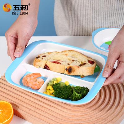 For Peppa Pig Tableware Kawaii Soup Bowl Anti Fall Dinner Plate Cartoon Kids Divided Plate BPA-Free Food Plate Cup Spoon Mugs