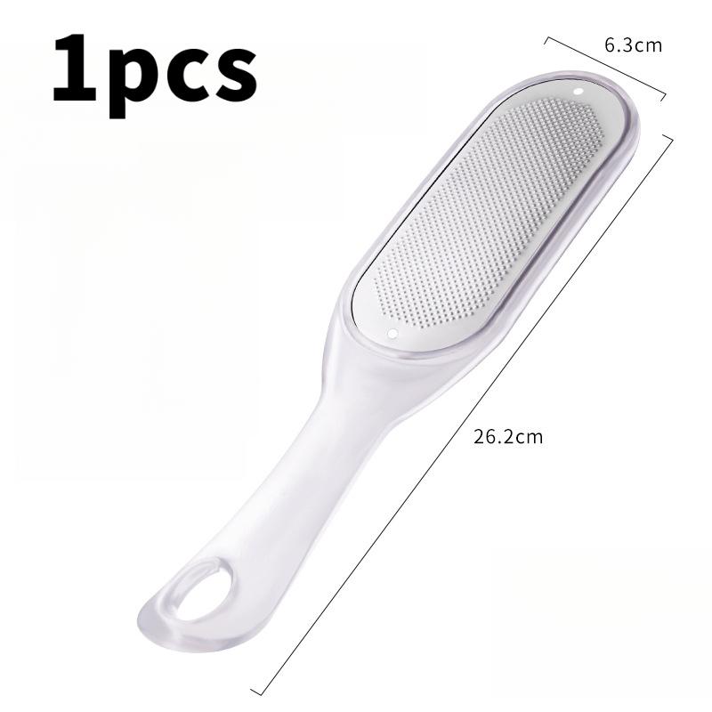 Pedicure Tools Heel Scratcher Files Artifact Exfoliating Calluses Brush Stainless Steel Foot Sharpening Double-sided Pedicura