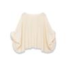 European Spring 2026 Women's One-Shoulder Knit Top - Long Sleeve, Picture Color, Medium