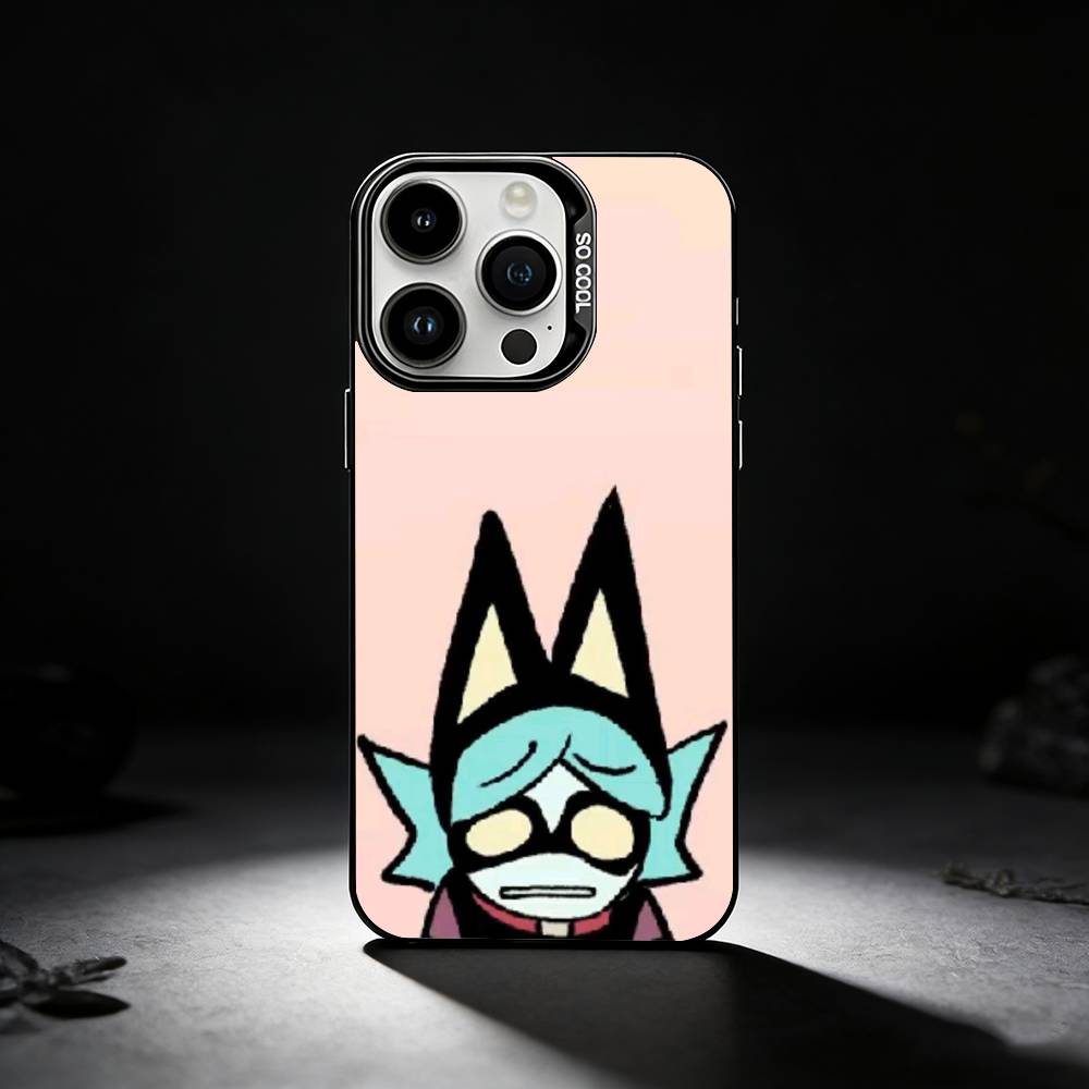 Anime P-Psychocuties Phone Case For iPhone 17,16,15,14,13,12,11 Plus,Pro Max,XS,Colored Silver Phone Case
