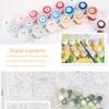 Digital DIY Oil Painting Canvas Paint by Numbers Kit Kids Gifts Home Decor