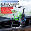 Magnetic Car Wireless Charger Air Outlet Phone Holder With Lamp For iPhone 15 14 13 12 11 Pro Max Car Fast Charging Mount