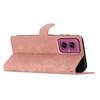 For Motorola Moto G55 5G Case with Card Clots Skin-Touch PU Leather Phone Cover Stand