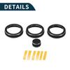 TUCKBOLD AC Air Conditioning Media Volume Control Switch Knob Cover Ring for Land Rover
