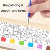 Kids Watercolor Art Sketching Book with Built in Paint and Art Brush For Childrens Beginner Artists Travel Drawing