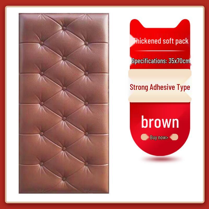 Soft Tatami Wall Surround & Headboard Protector for Kids - Self-Adhesive, Thickened Anti-Collision Sticker