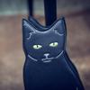 BLACK CAT NOVELTY CROSSBODY CHAIN BAG - Women's Girl 2024 Street Fashion Animal Kitten Cute Cool Unique Fun Cross Body Purse Bag