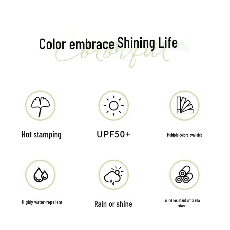 Tiangang 33631E Three-Fold UV Protection Travel Umbrella