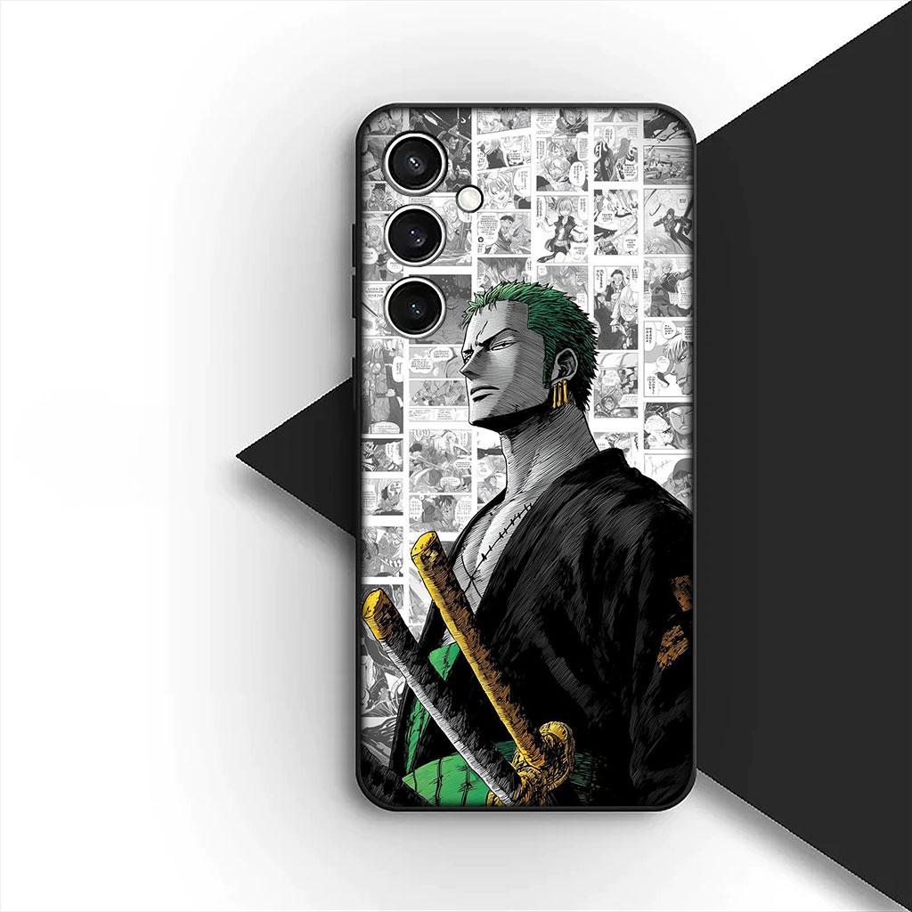 Phone Cover for Motorola Moto G86 G57 E14 E15 G14 G34 G35 G84 G24 A54 G15 Power E22 Soft Case Ace One Pieces Luffy Roronoa Zoro