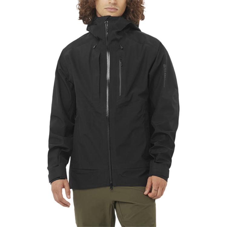 SALOMON Outline Gore-Tex 3L GTX Wasserdicht Winddicht Shell Jacke Herren Jacken Tief-Schwarz LC2536500