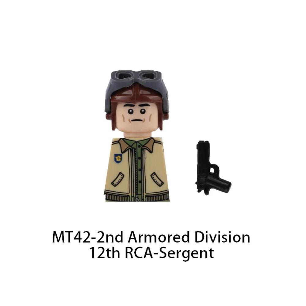 US Airborne 101ST Soldier Figures Building Blocks Officer Army Warrior Infantry Military Accessories Gun Weapon Bricks Toys GR03