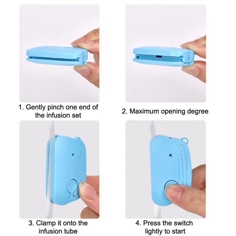 Reusable Infusion Alarm With Light Large Volume Drip Reminder Infusion Treasure Automatic Reminder For Low Dose Hospital Bed