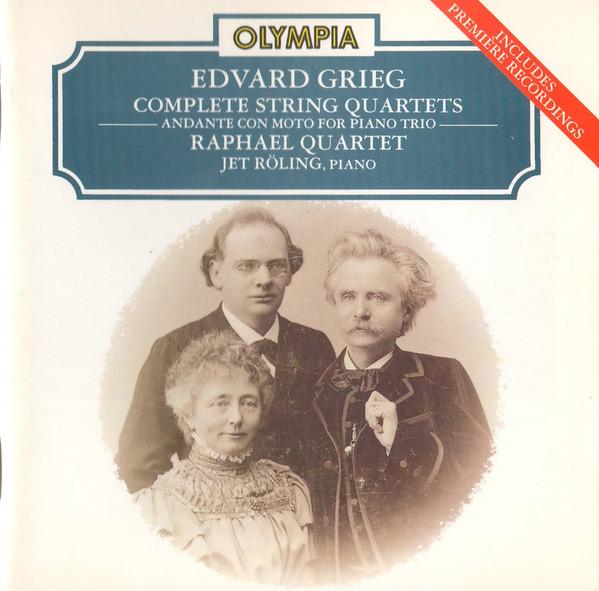 

CD RAPHAEL QUARTET - Grieg;String Quartets OCD432 Olympia 1993 UK Classical Used