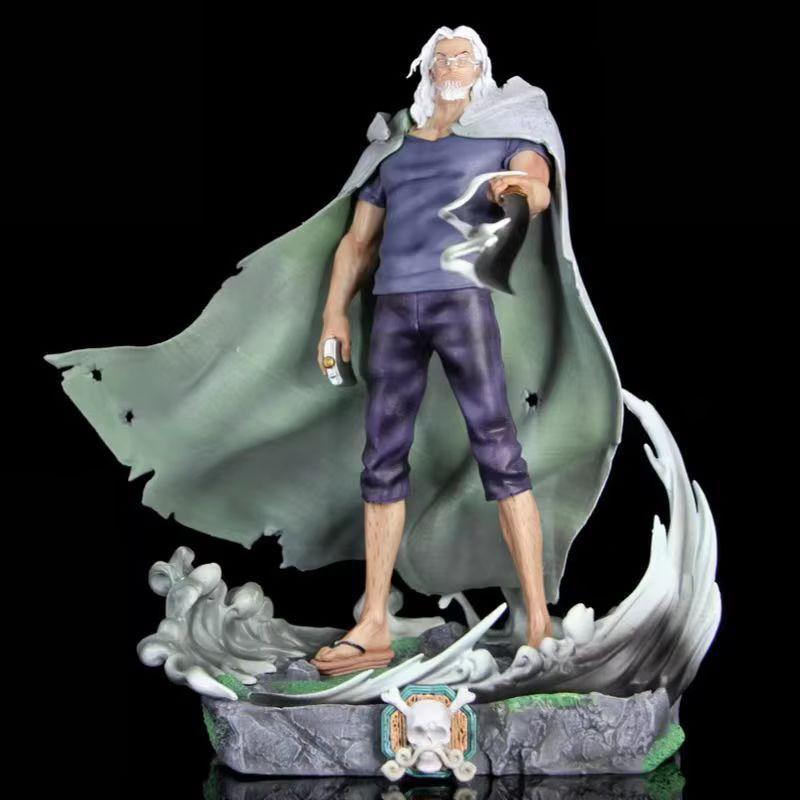 

32cm Silvers Rayleigh Knife Confrontation Anime Action Figure Model GK Statue Collection Desktop Decor Ornament Toy Gift белый