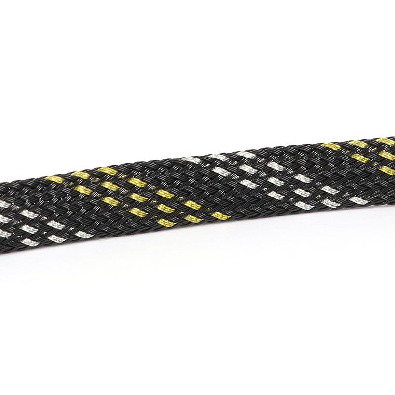 5M Multicolor PET Insulated Braid Sleeving 2mm - 40mm Expandable Wire Cable Sheath Flame-retardant Nylon Braided Mesh Tube DIY2