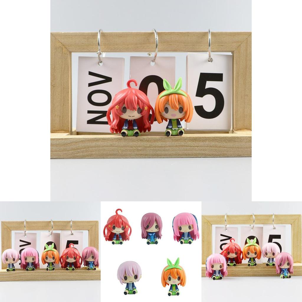 Adorable Q Version Five Equal Parts Bride Anime Figure Collectible Toy For Display