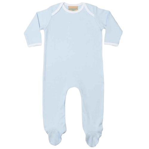 Larkwood Baby Contrast Sleepsuit
