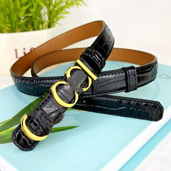 Stylový dámský kožený pásek 2,0 cm - Všestranný módní doplněk k šatům a kalhotám