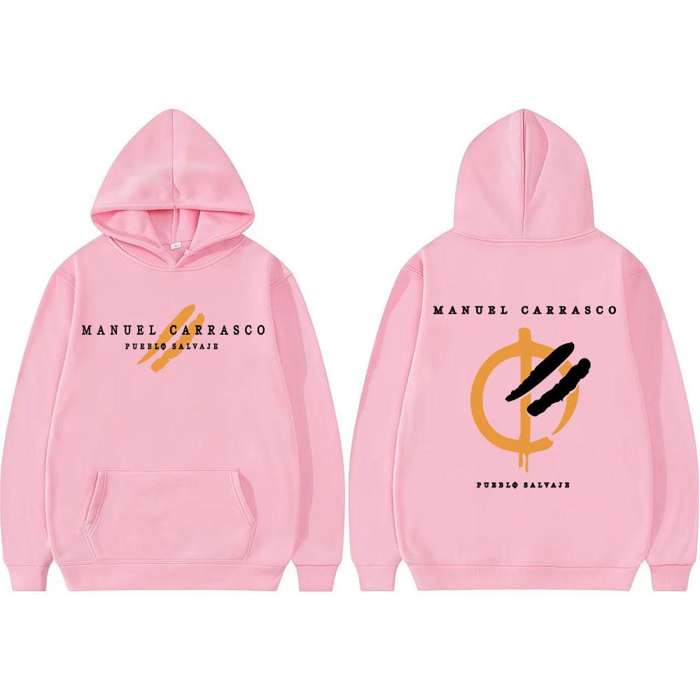 Rapper Manuel Carrasco Pueblo Salvaje Print Hoodie Streetwear Men's Fashion Vintage Classic Hoodies Unisex Oversized Sweatshirts
