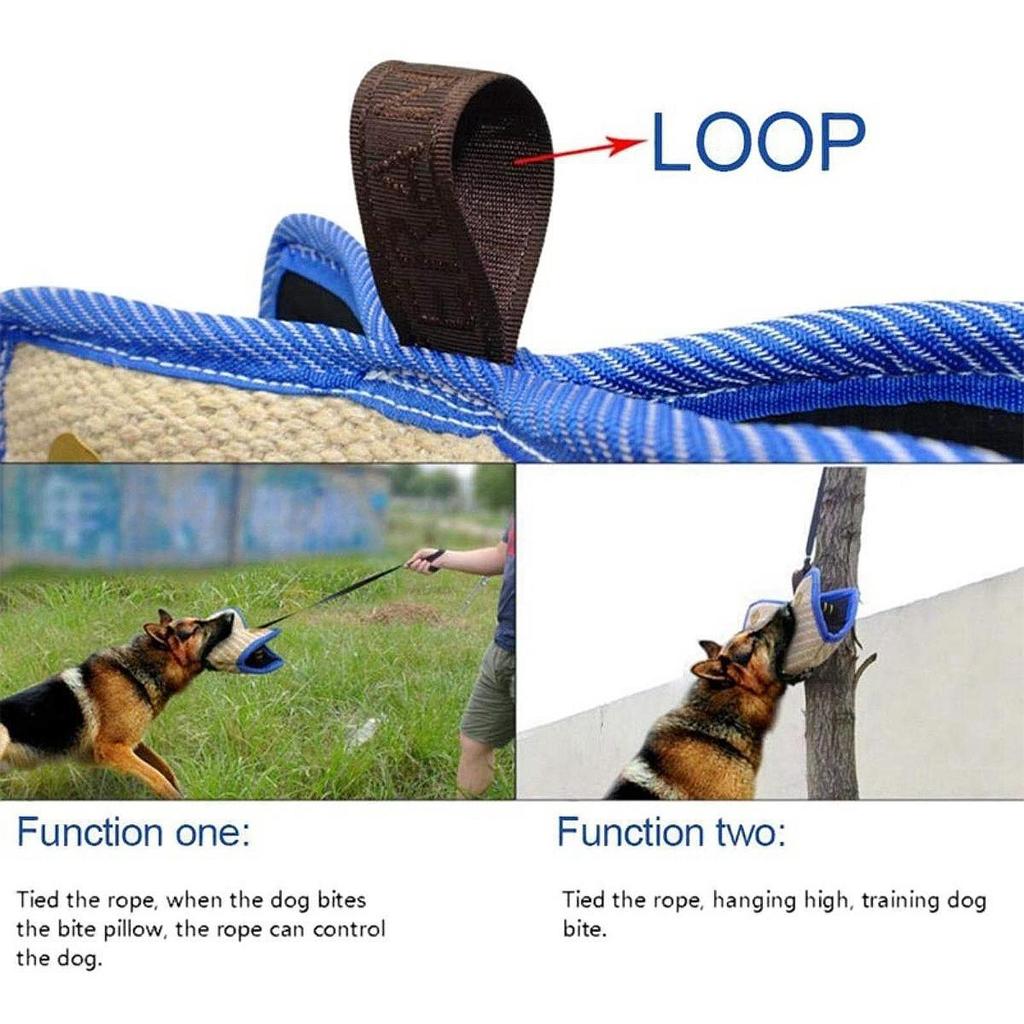Dog Training Bite Pillow,Dog Training Biting Sleeves,Sturdy,Dog Training Toy Dog Tug Toy Bite Resistant for Small Medium Dog