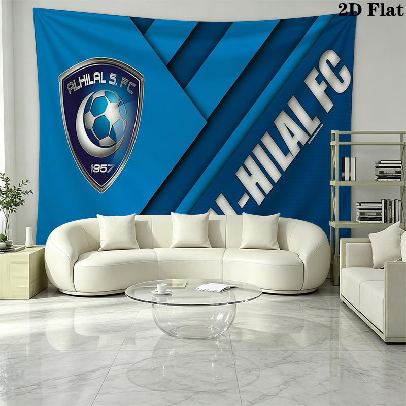 Al-Hilal Wall Tapestry Aesthetic Wall Hanging Printed Fabric Blanket Decorative Tapestries for Bedroom Living Room Home Decor