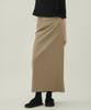 MOTT Essential Slit Long Skirt - Beige