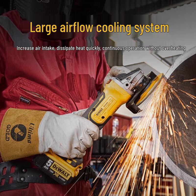 DEWALT Cordless Brushless 125mm Angle Grinder CN plug (adapter included)