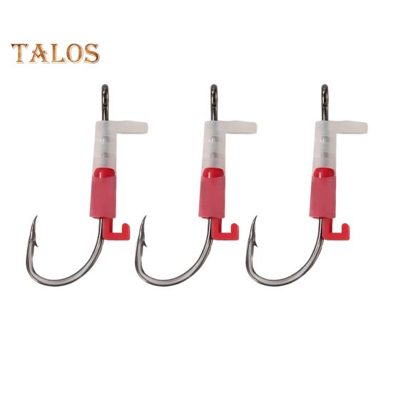 

3/5/10/15/20 шт. Светящийся крючок для фиксации живой креветки, прочный, светящийся в темноте, зазубренный рыболовный крючок для ловли пресноводного сома, окуня, рыбы Small 3pcs