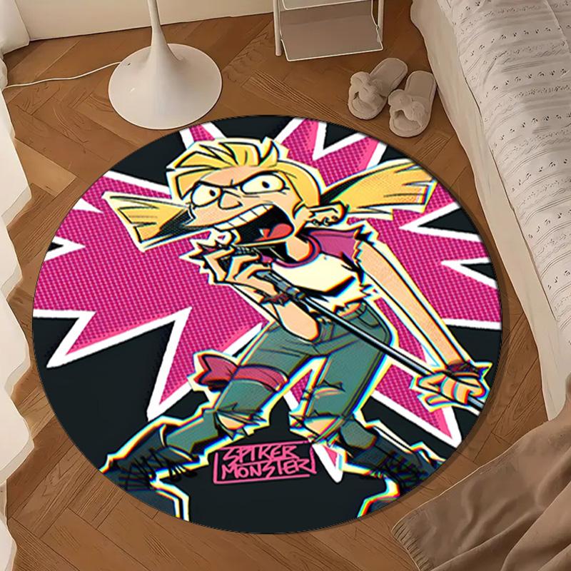 Friendship Laughter Arnold Round mat, Anti-slip Circle Carpet Chair rug For livingroom,Bedroom, doormat home decor Gift Christmas Gifts